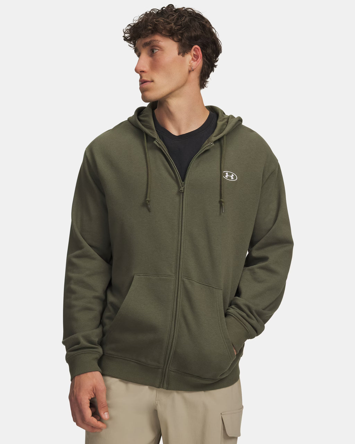 Maglia Rival Fleece Uomo Marine Od Green