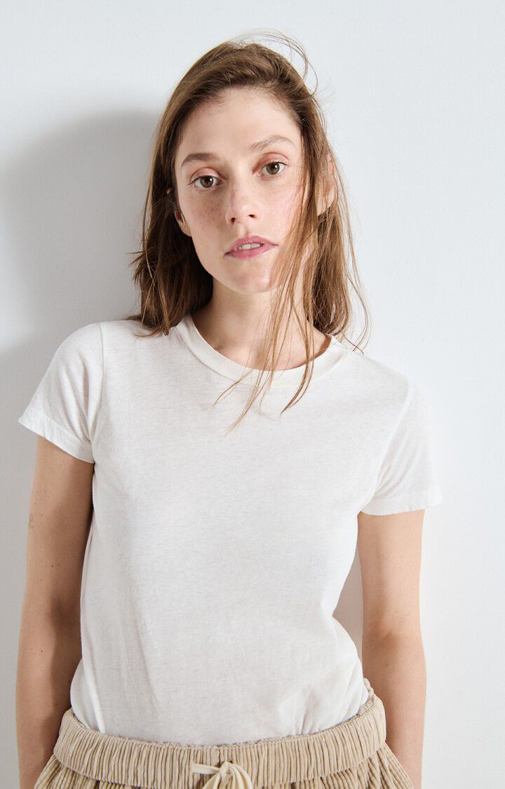 T-shirt Gamipy Neck Donna Blanc