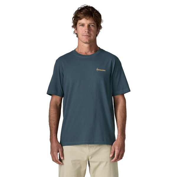 Homens Água Pessoas Banner T-shirt Summit Blue
