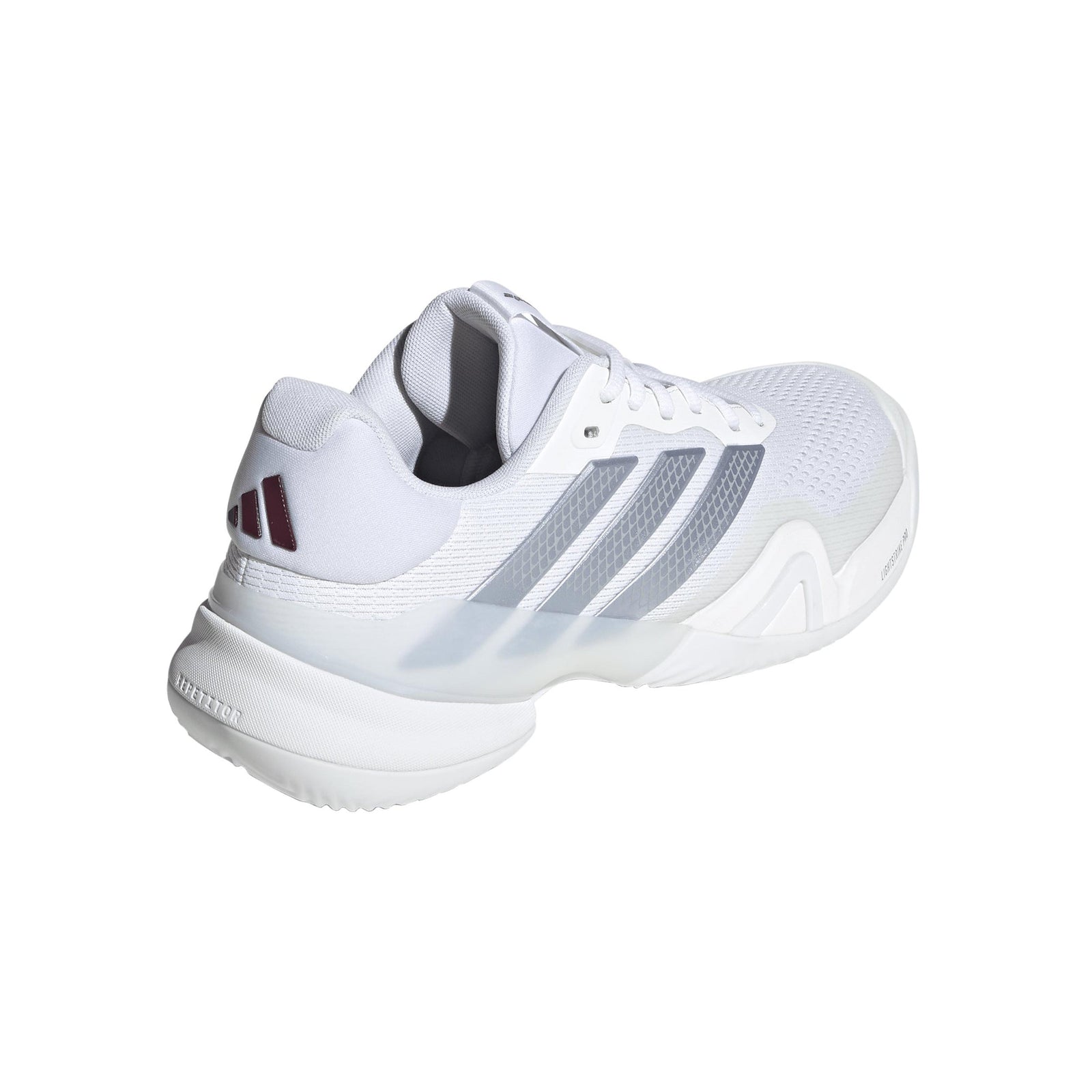 Mäns Barricade 14 Clay Tennis Skor Vit / Silver