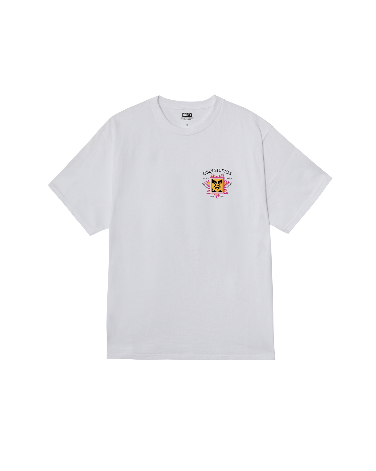 T-shirt Global Visuals Uomo White
