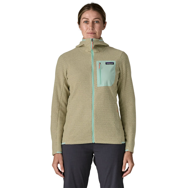 Maglia R1 Air Full-Zip Hoody Donna Weathered Stone