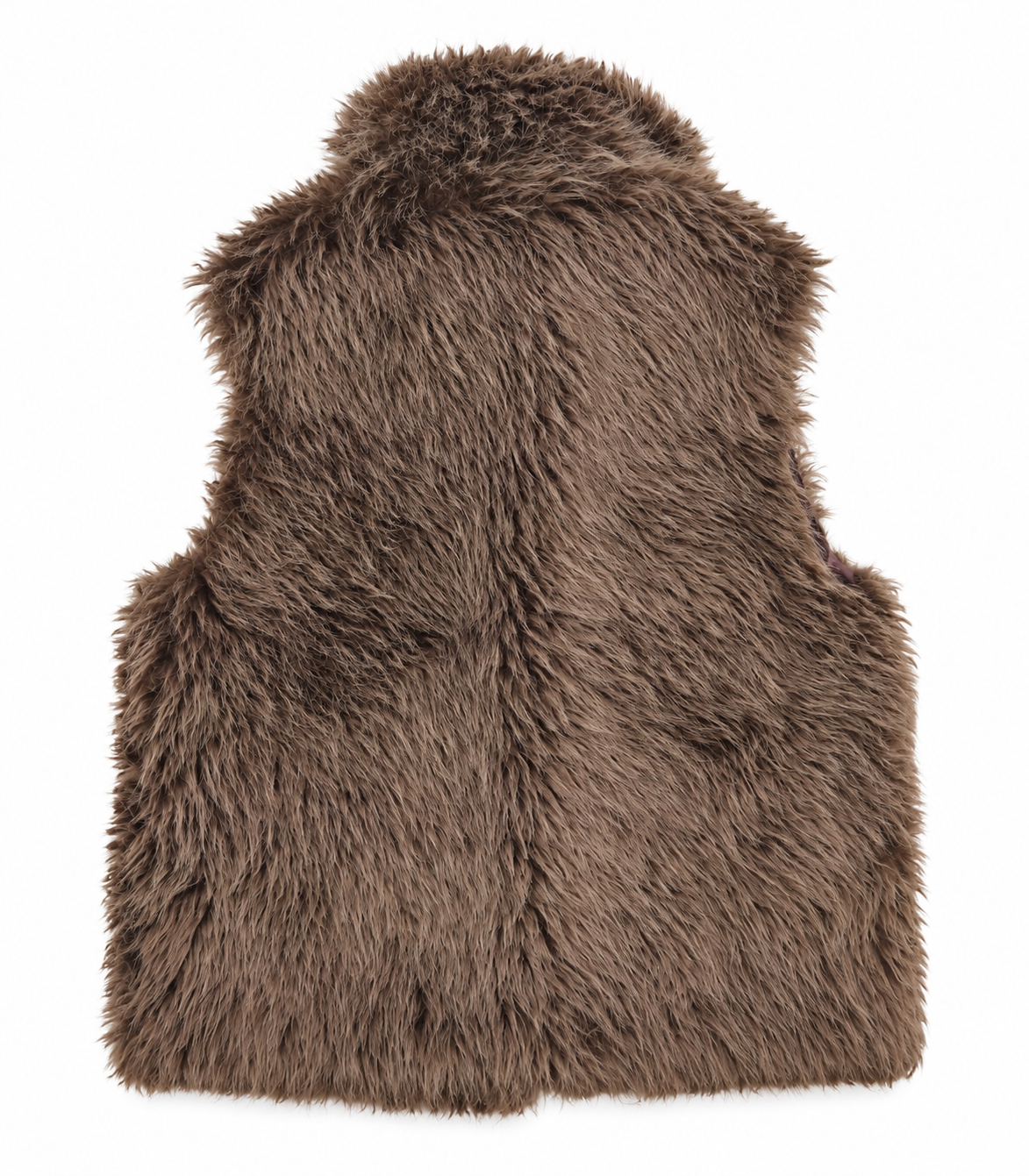 Gilet Verso Donna Glossy Brown