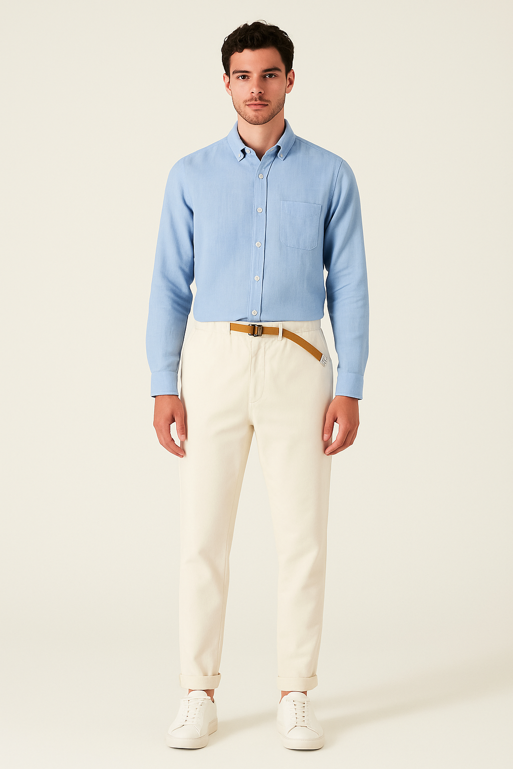 Pantaloni Greg Tweed Uomo Salt And Pepper