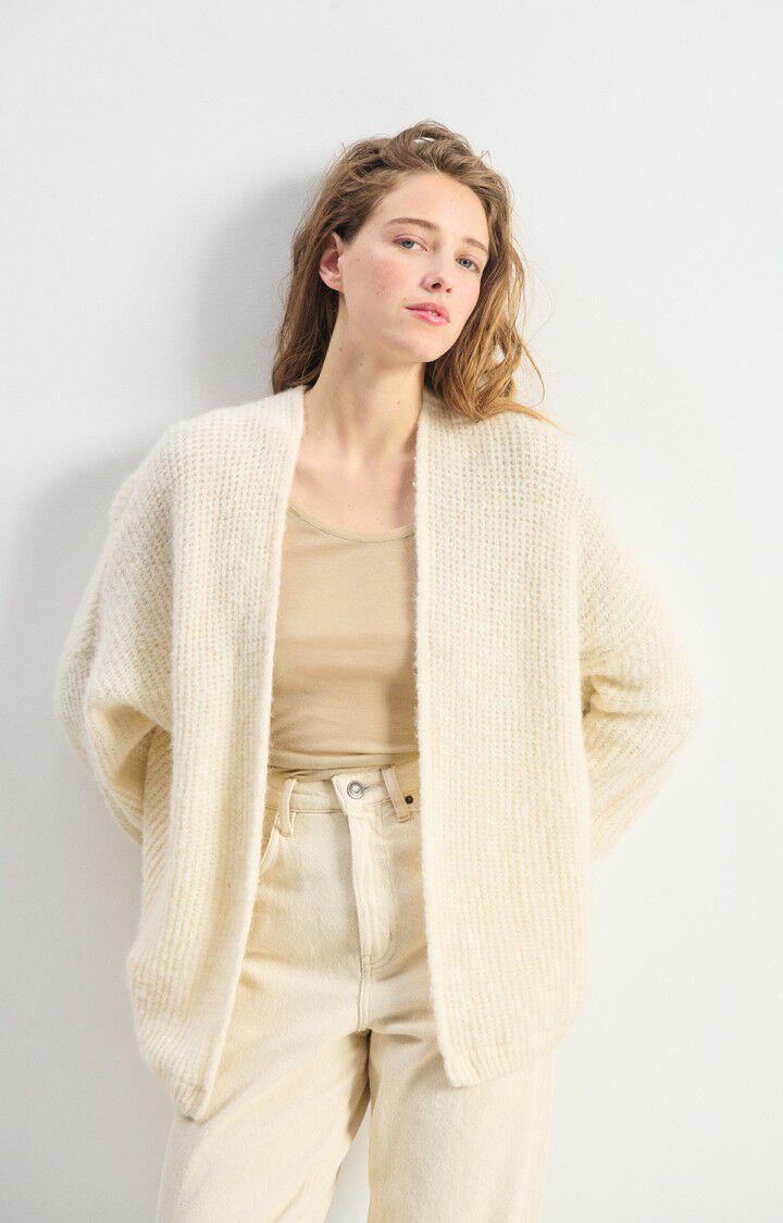 Cardigan East Femme Nacre