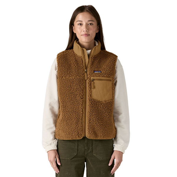 Gilet Classic Retro-X Fleece Donna Deer Brown