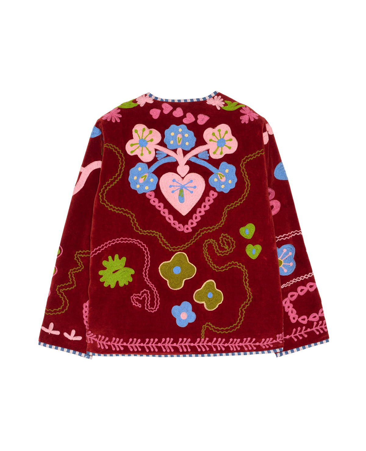 Giacca Maggie Donna Velvet Burgundy