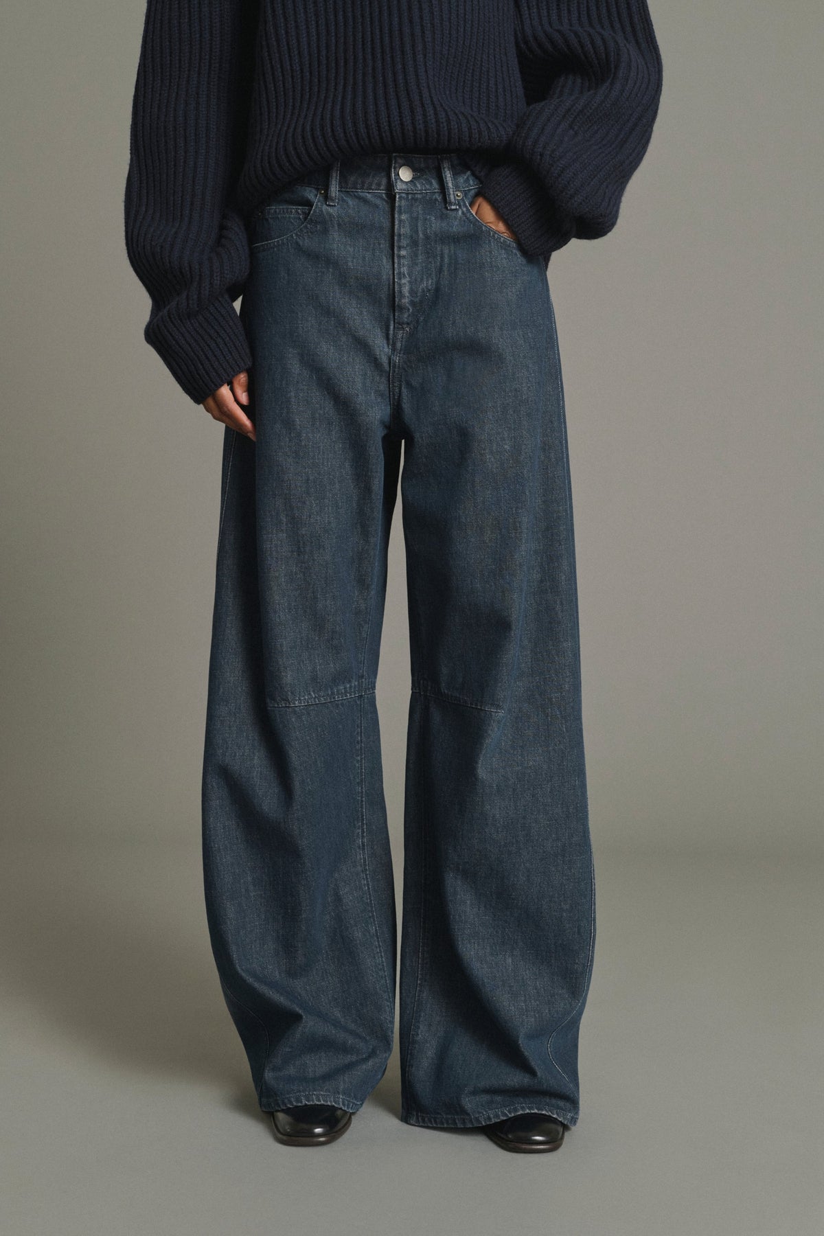 Frau Gaspard Hose Blue Gris