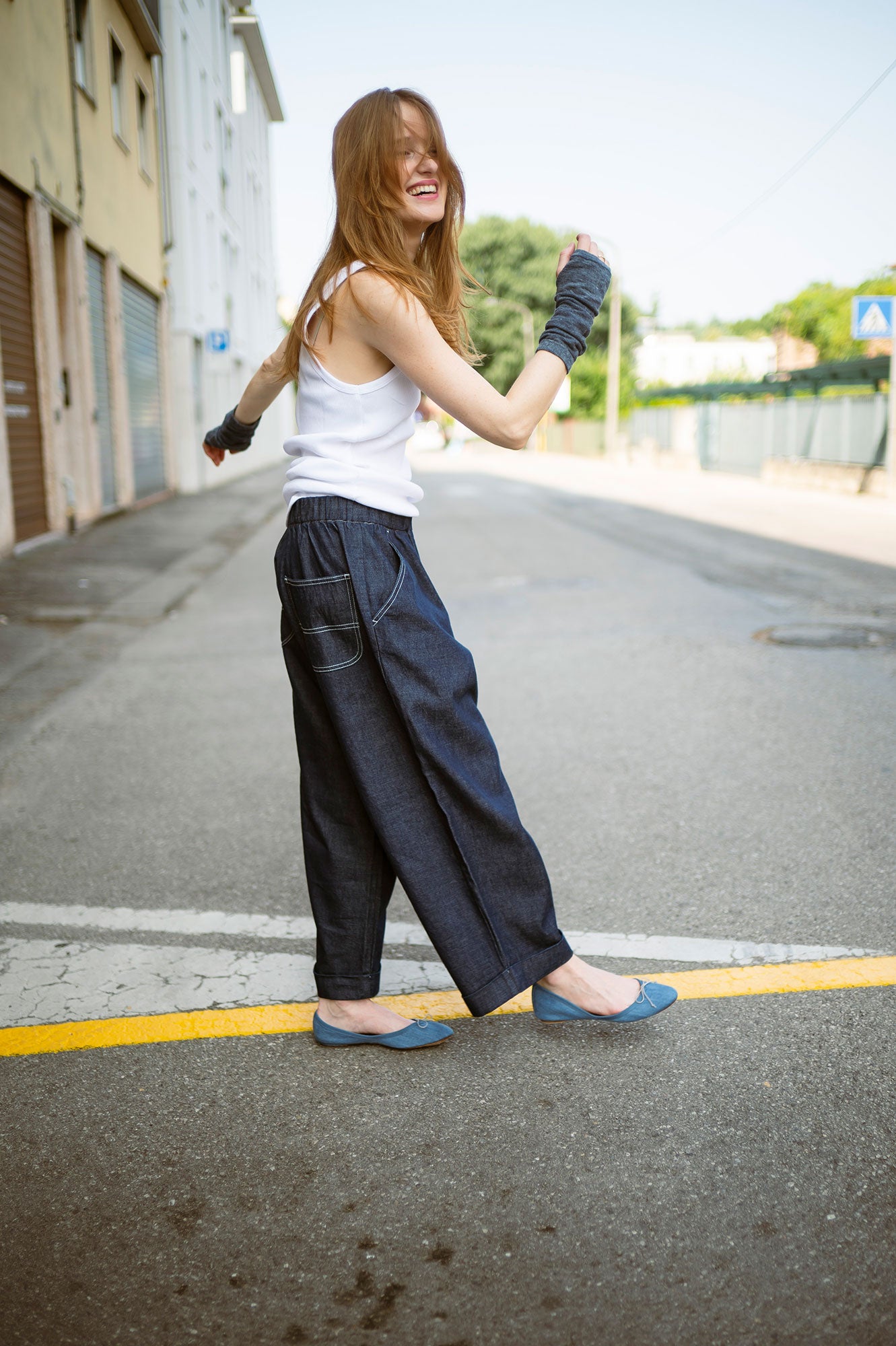 Pantaloni The Perp 169 Donna Denim Rise