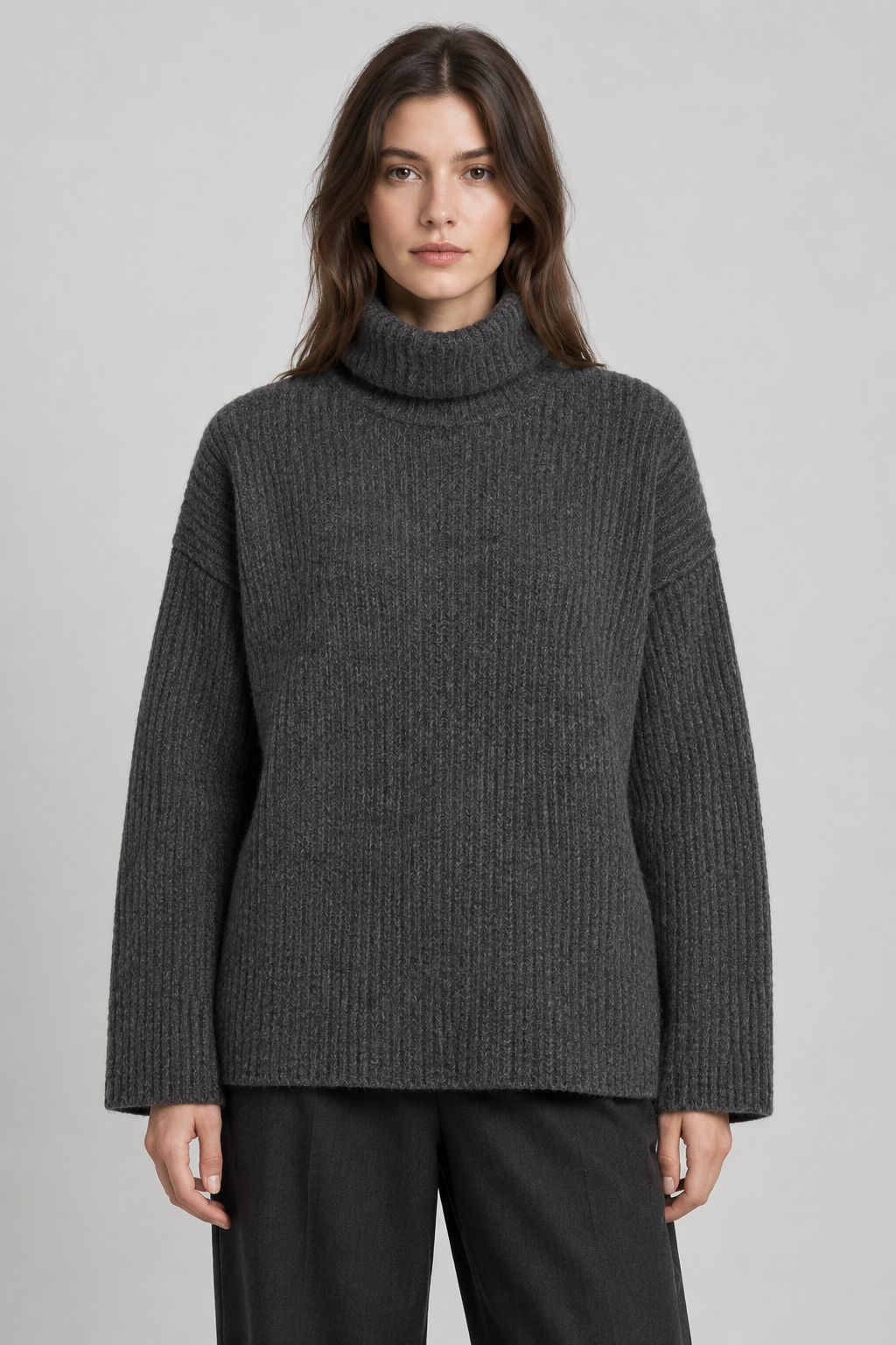 Frau Jane Pullover Gray Black