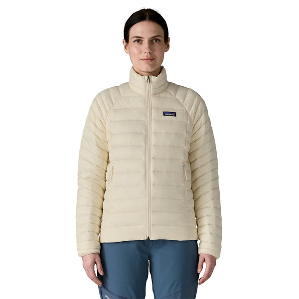 Veste Down Sweater Femme Wool White