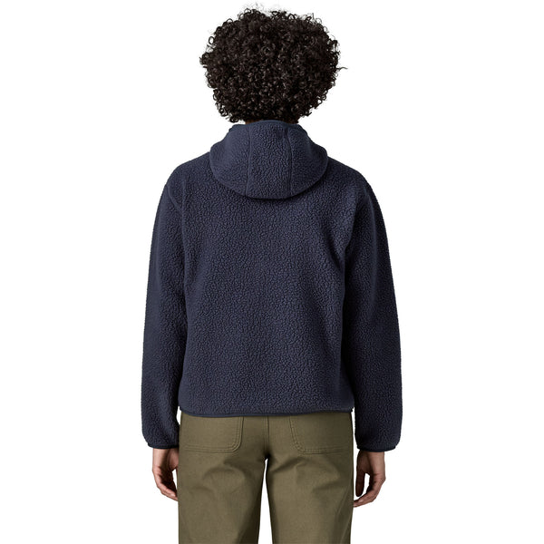 Maglia Reto Pile Hoody Donna Sunken Blue