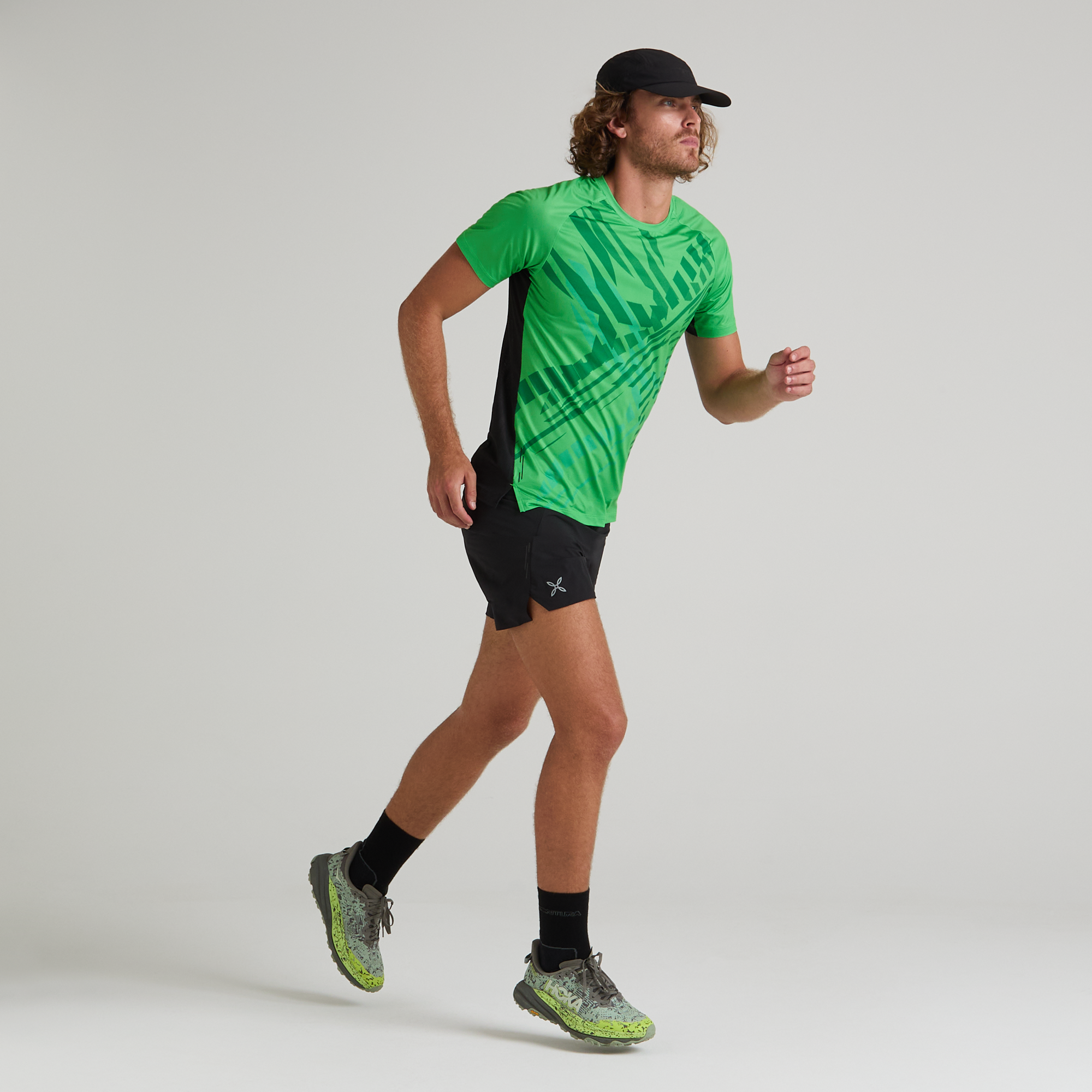Mann Shadow Graphic T-shirt Vibe Green