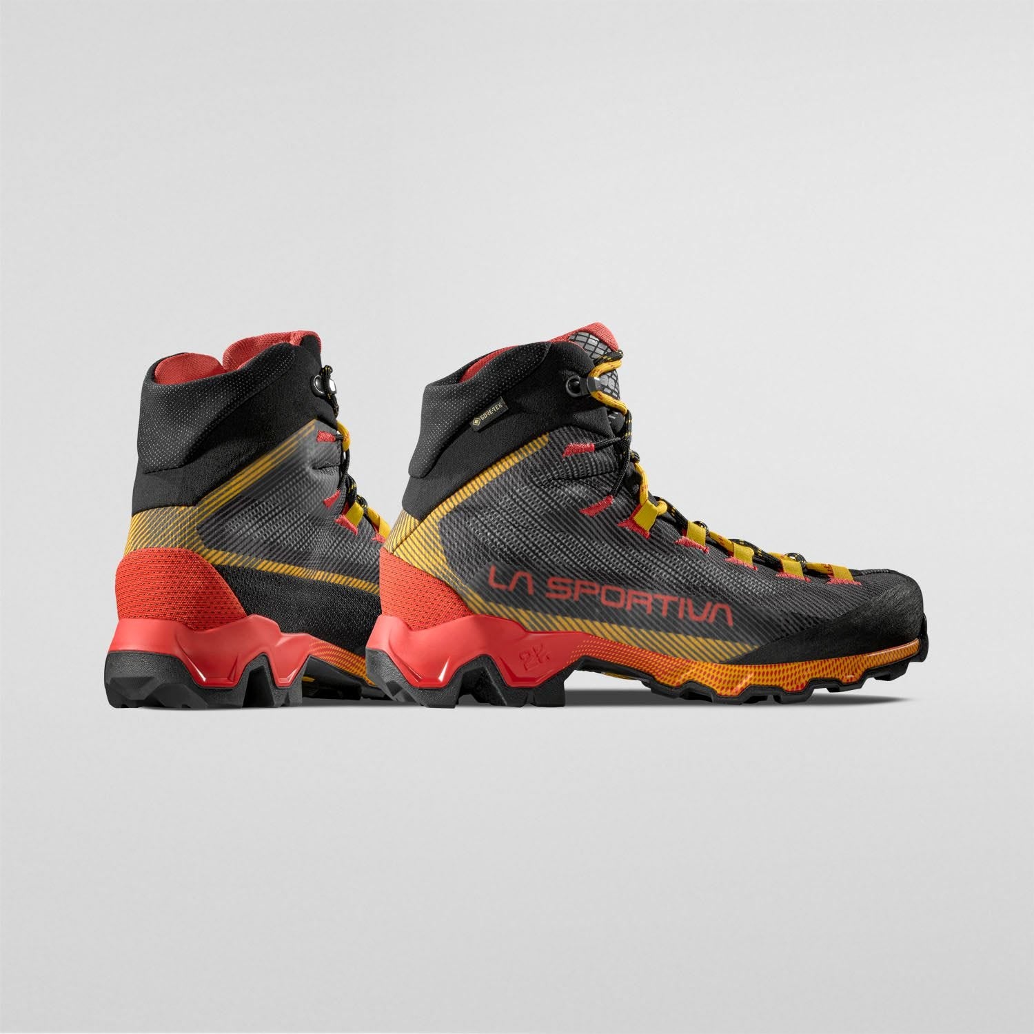 Mann Aequilibrium Hike GTX Zustiegschuhe Carbon/Yellow