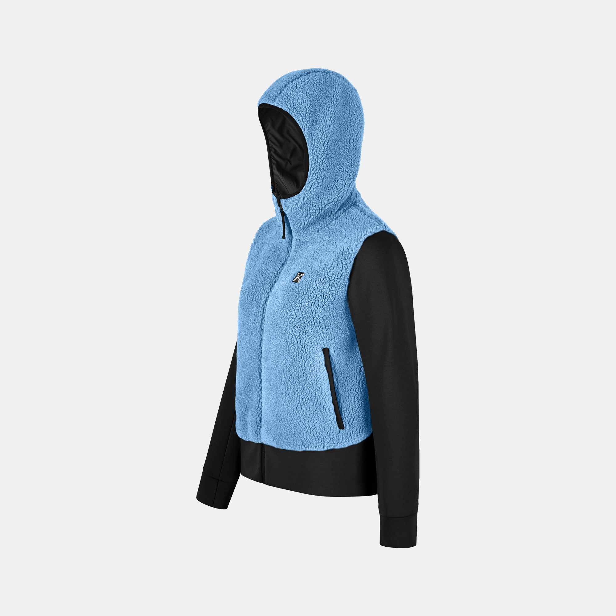Veste Sherpa Mix Femme Dusk