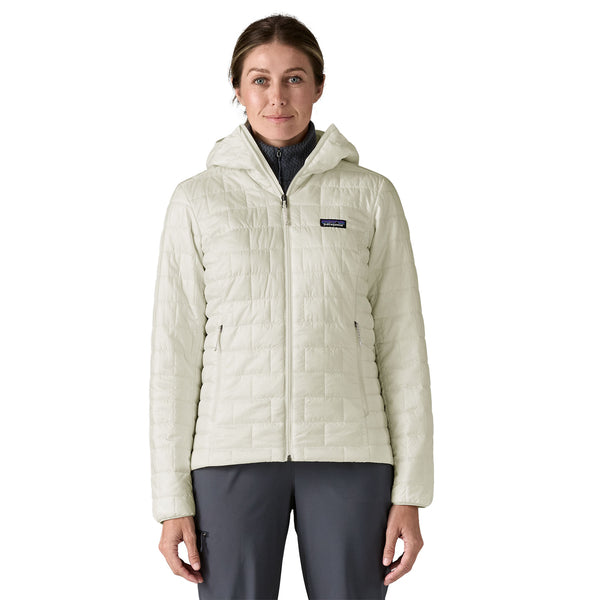 Frau Nano Puff Hoody Jacke Birch White