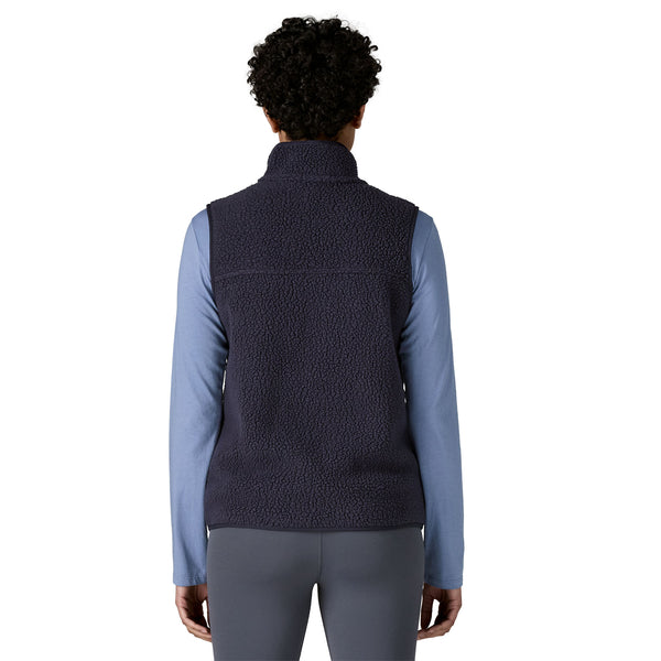Gilet Reto Pile Donna Sunken Blue