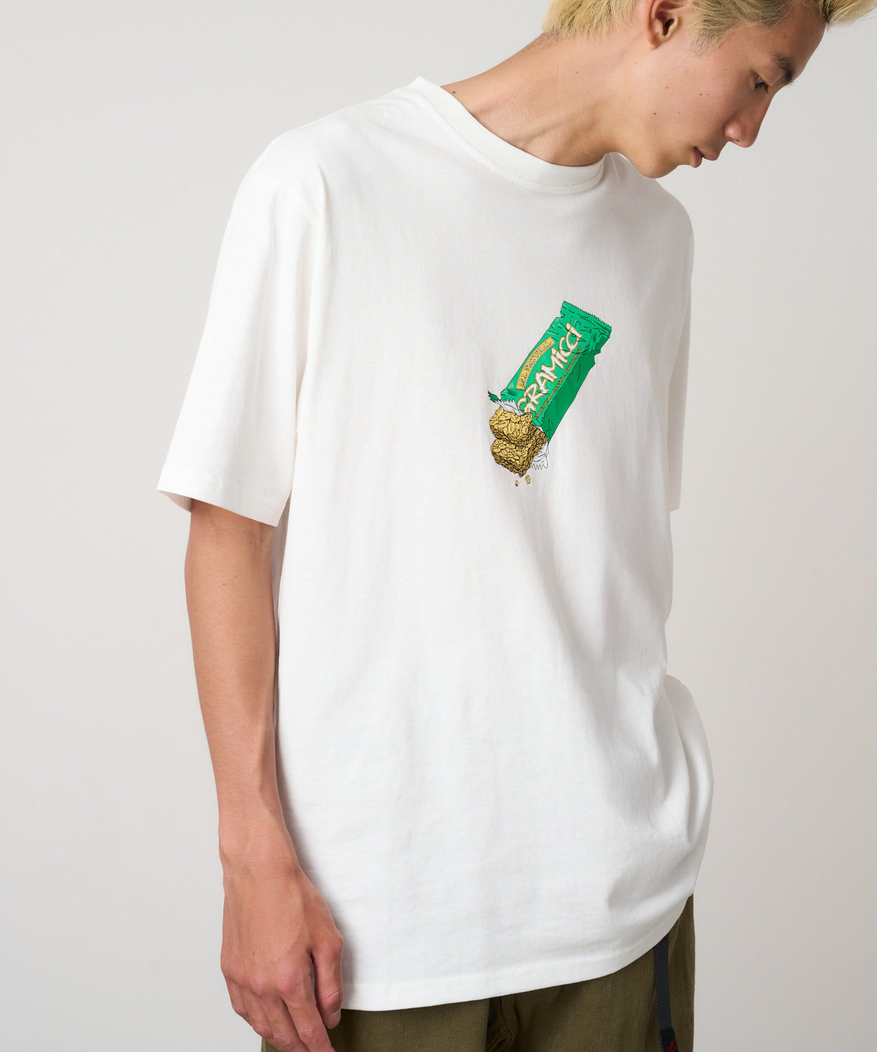T-shirt Granola White