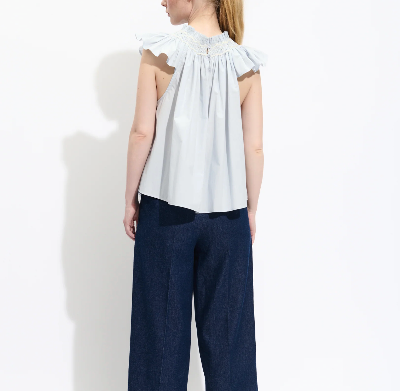 Camicia Mykonos Donna Light Blue