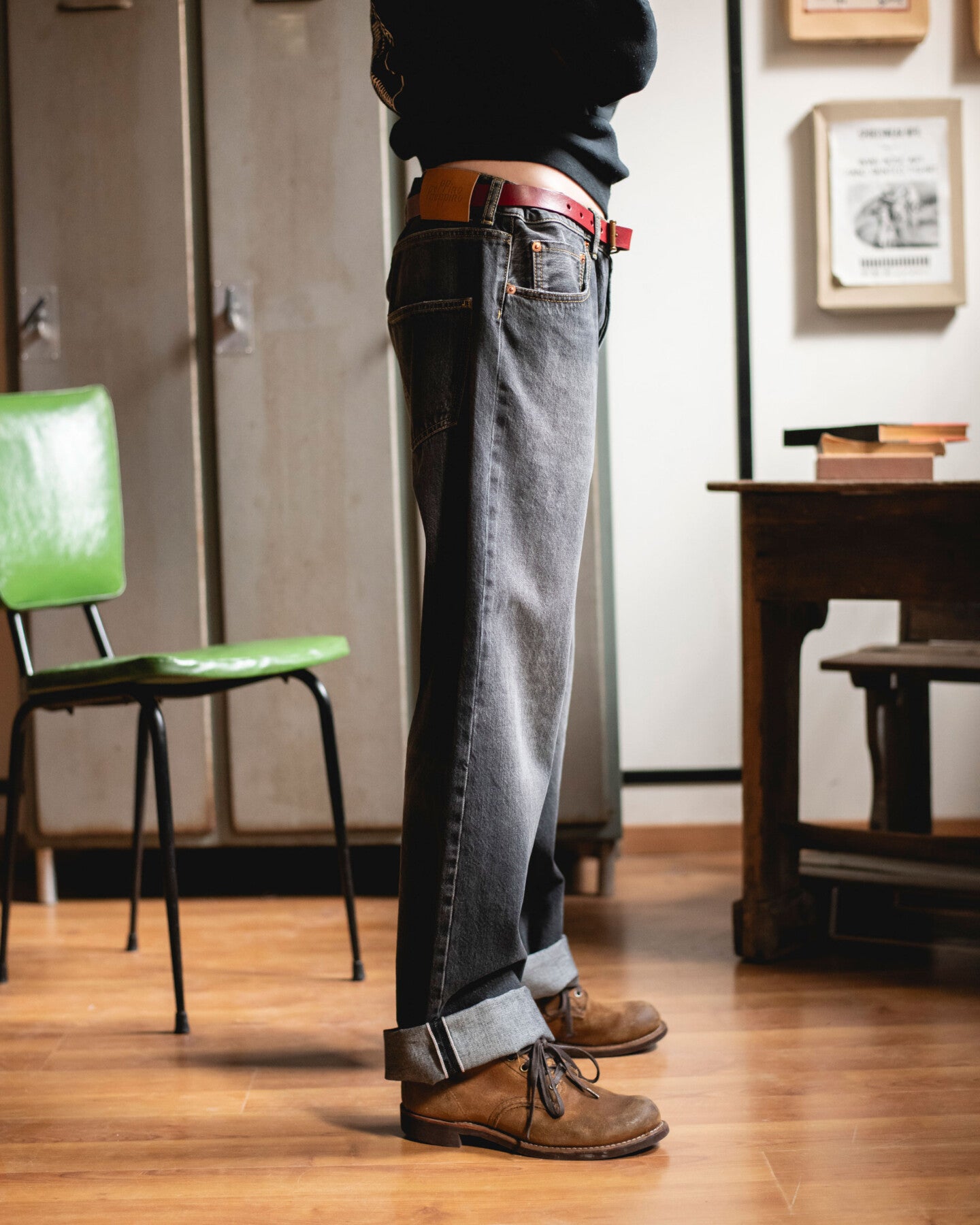 Pantaloni 18 Relaxed Faded Black