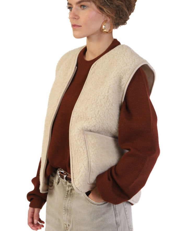 Gilet Pepitco Poket Beige