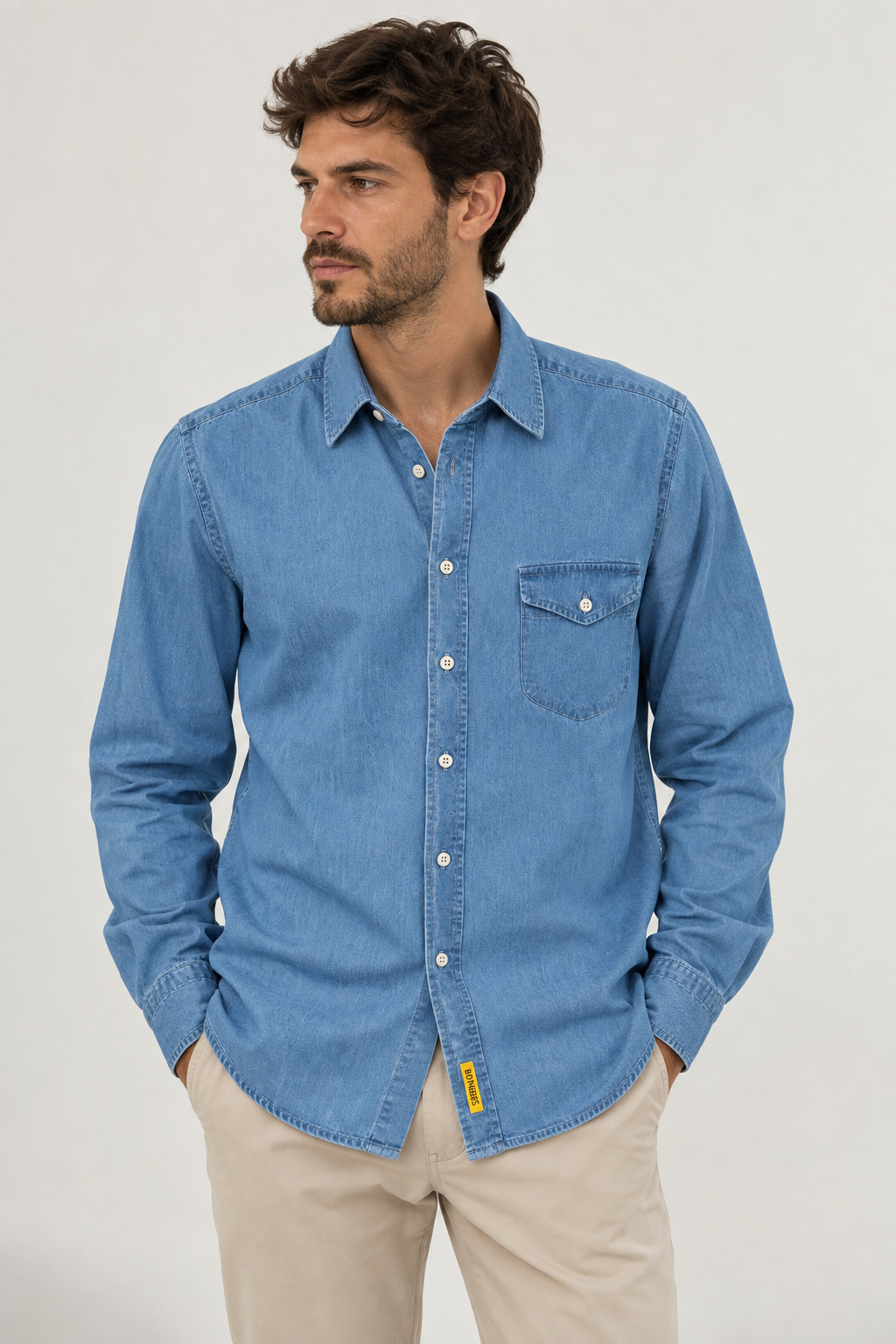 Bradford Jeans Mannen Overhemd