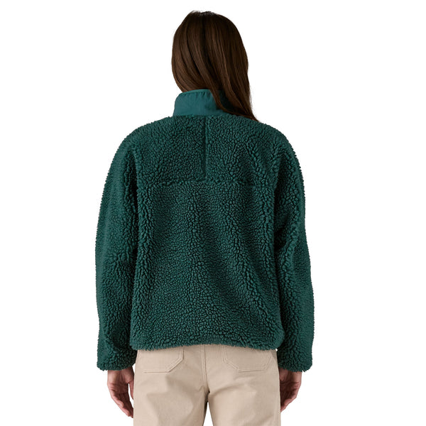 Giacca Classic Retro-X Fleece Donna Cascade Green
