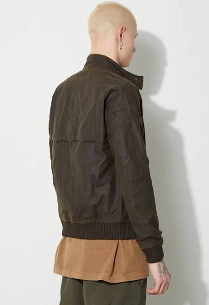Veste Porton Wax Homme Olive