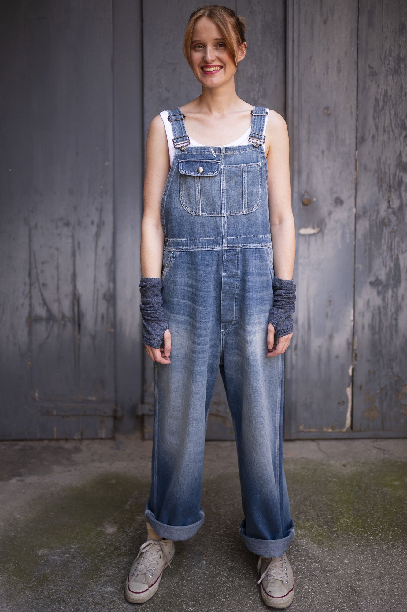 Salopette The 50s Workwear 41 Donna Light Blue