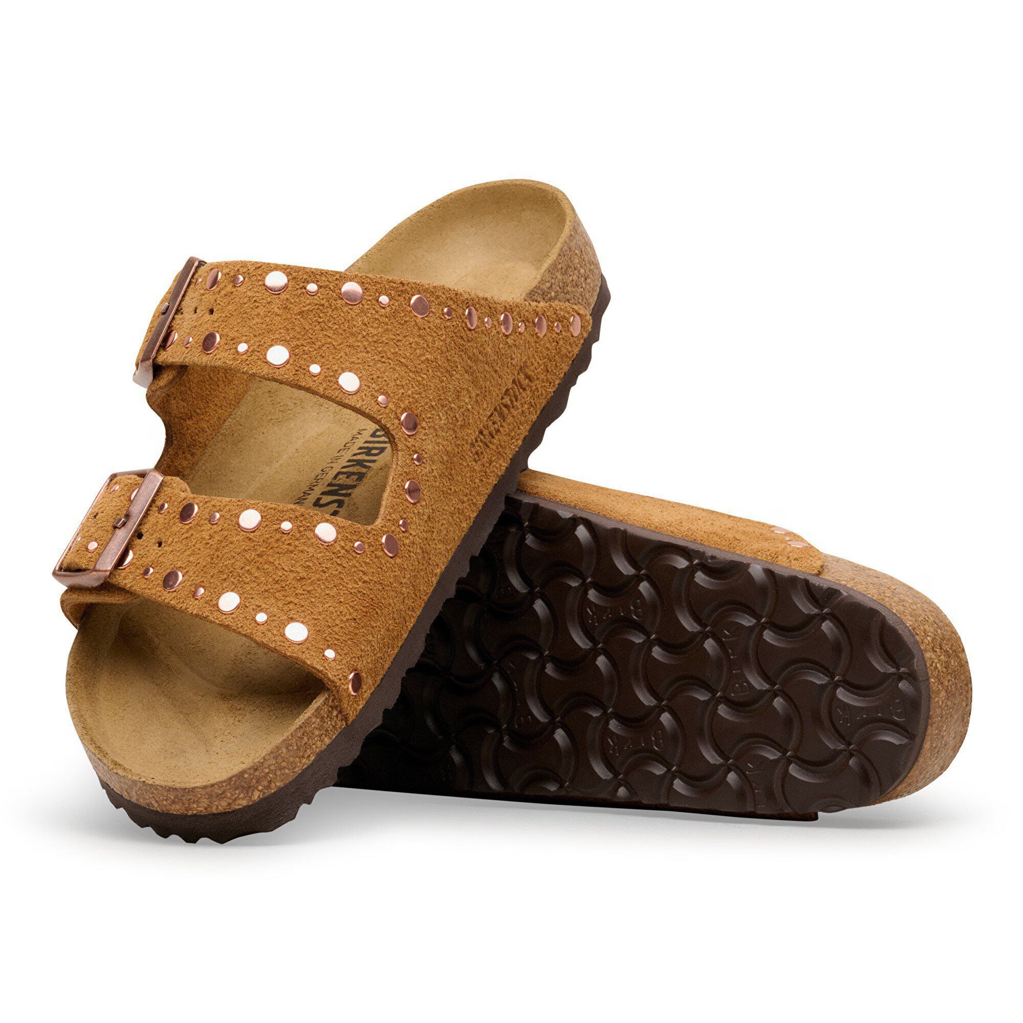Sandalias Arizona Rivet Mujer Mink