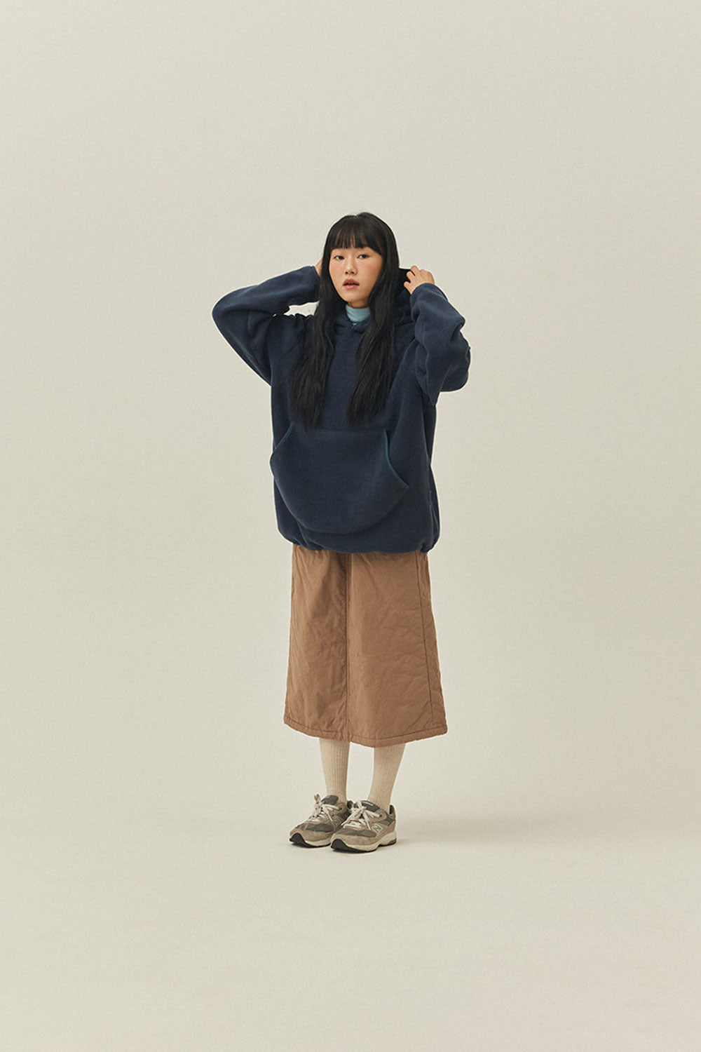 Maglia Sunrise Fleece Hoodie Navy