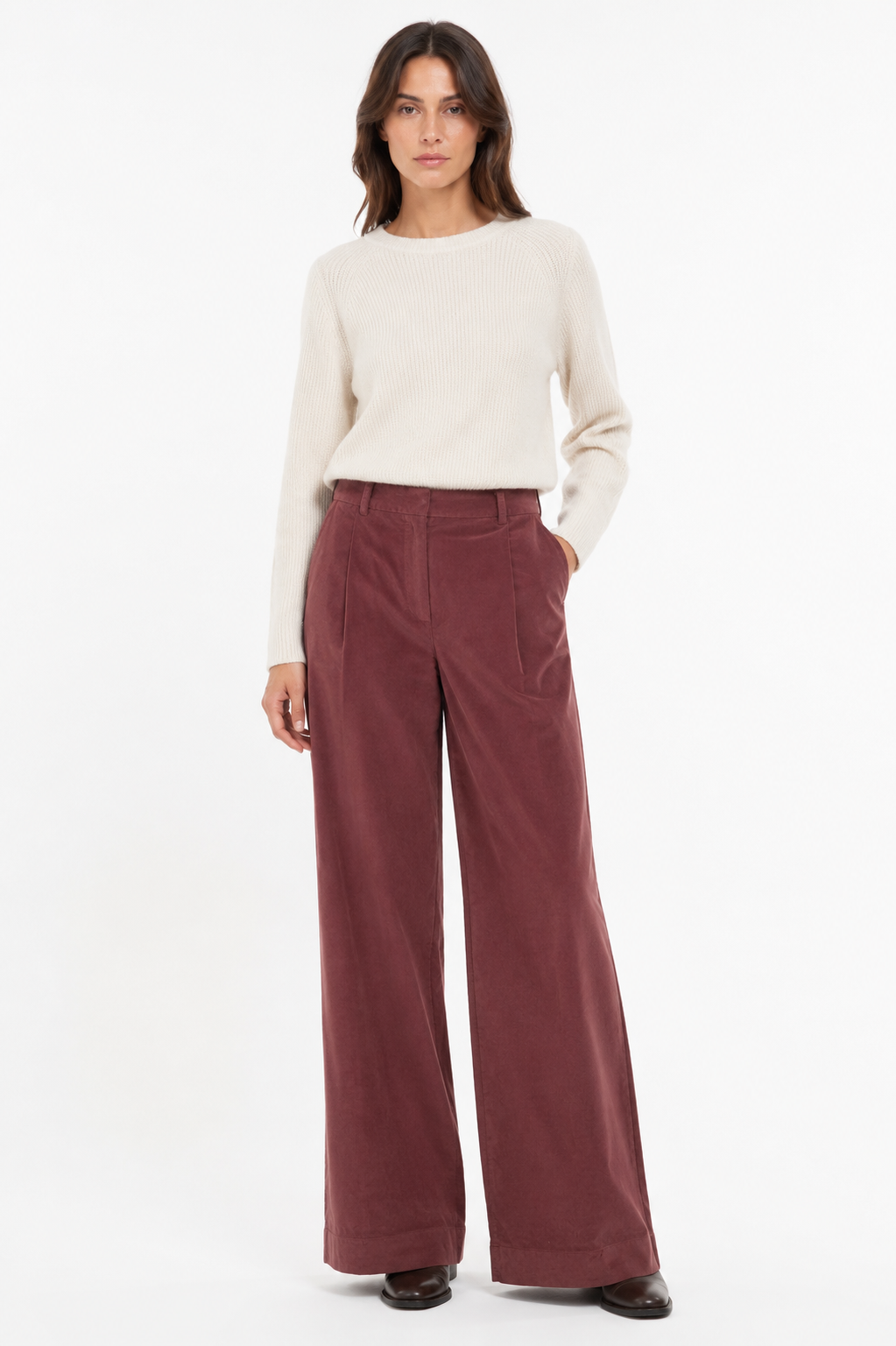 Pantaloni 430 SR Donna Prugna