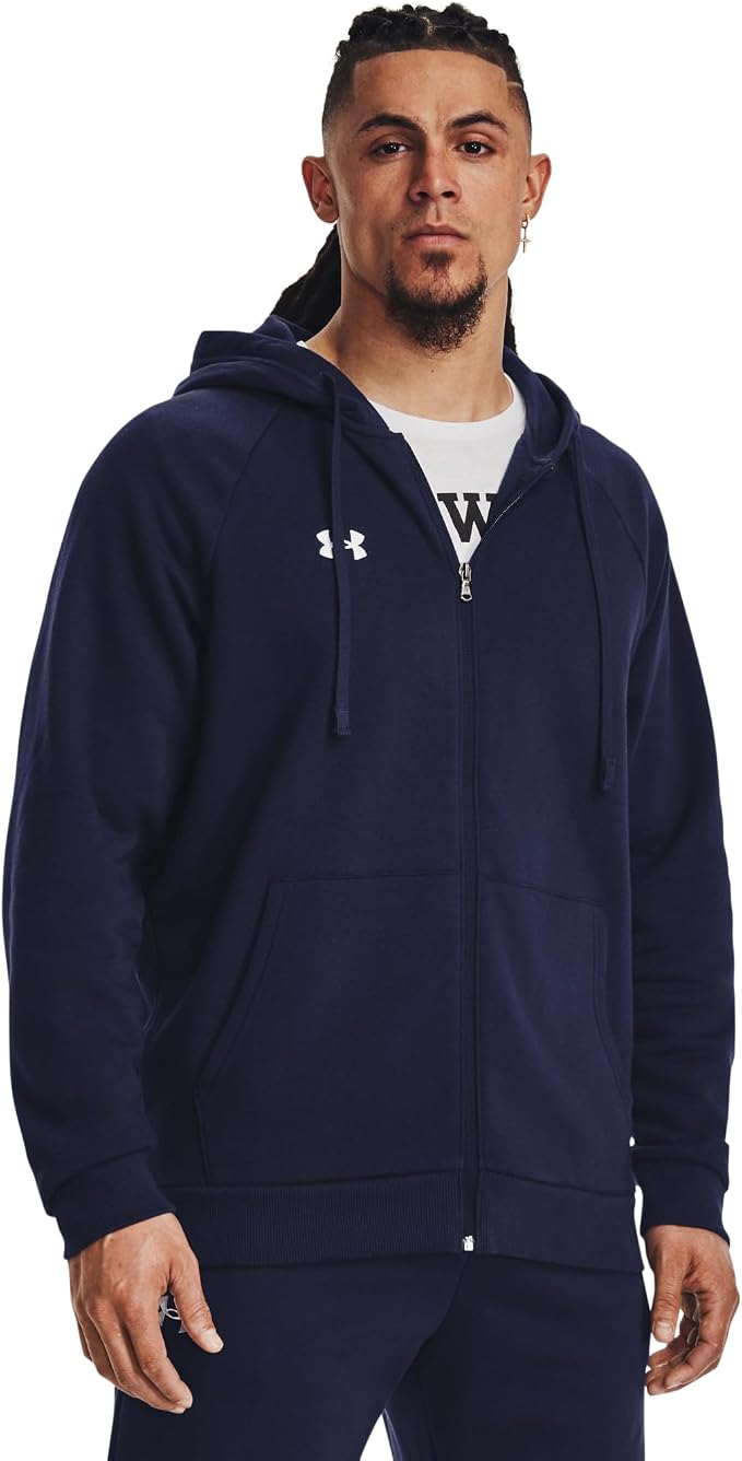 Maglia Rival Fleece Full Zip Hoodie Uomo Navy