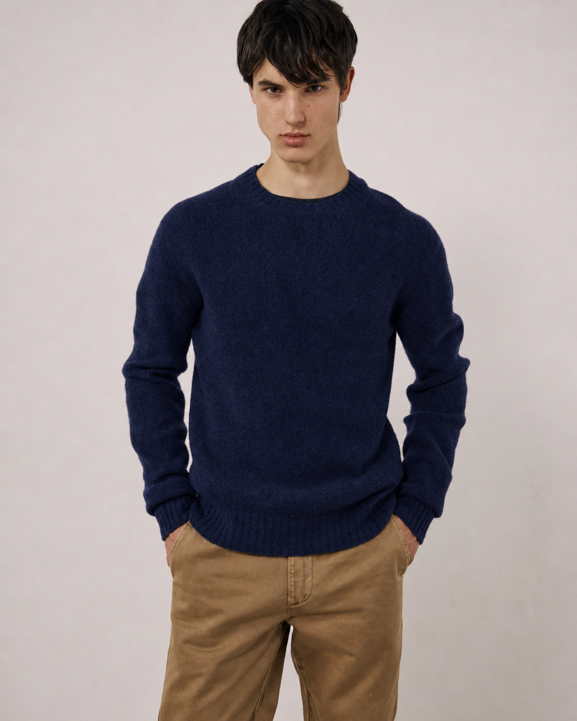 Jersey Shetland Hombre Navy