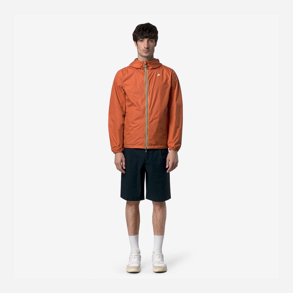 Men's Jake Plus.2 Reversible Jacket Orange Brownish/Blue Depth