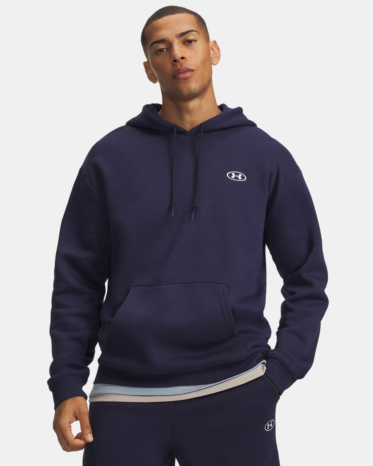 Sudadera Rival Fleece Hoodie Hombre Midnight Navy