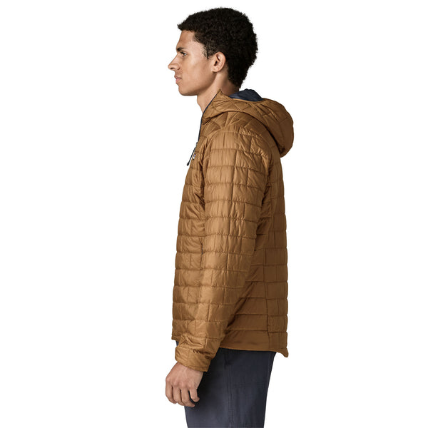 Giacca Nano Puff Hoody Uomo Deer Brown