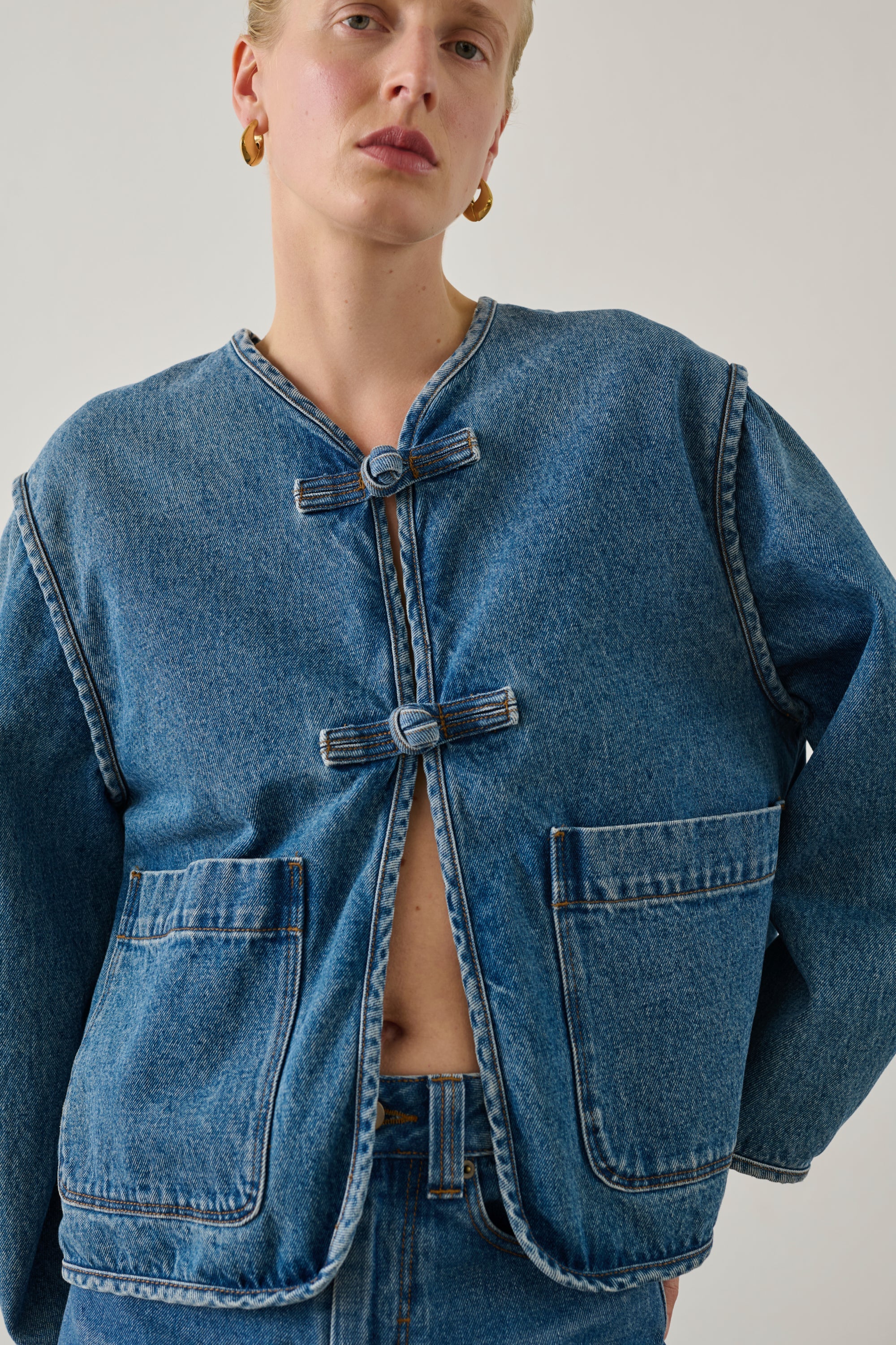 Chaqueta Agata Denim Mujer Blue