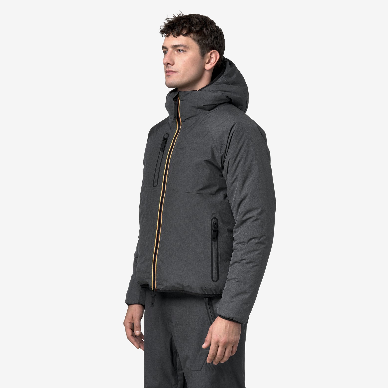 Men's Parpaillon Jacket Grey Dark Micro Grid