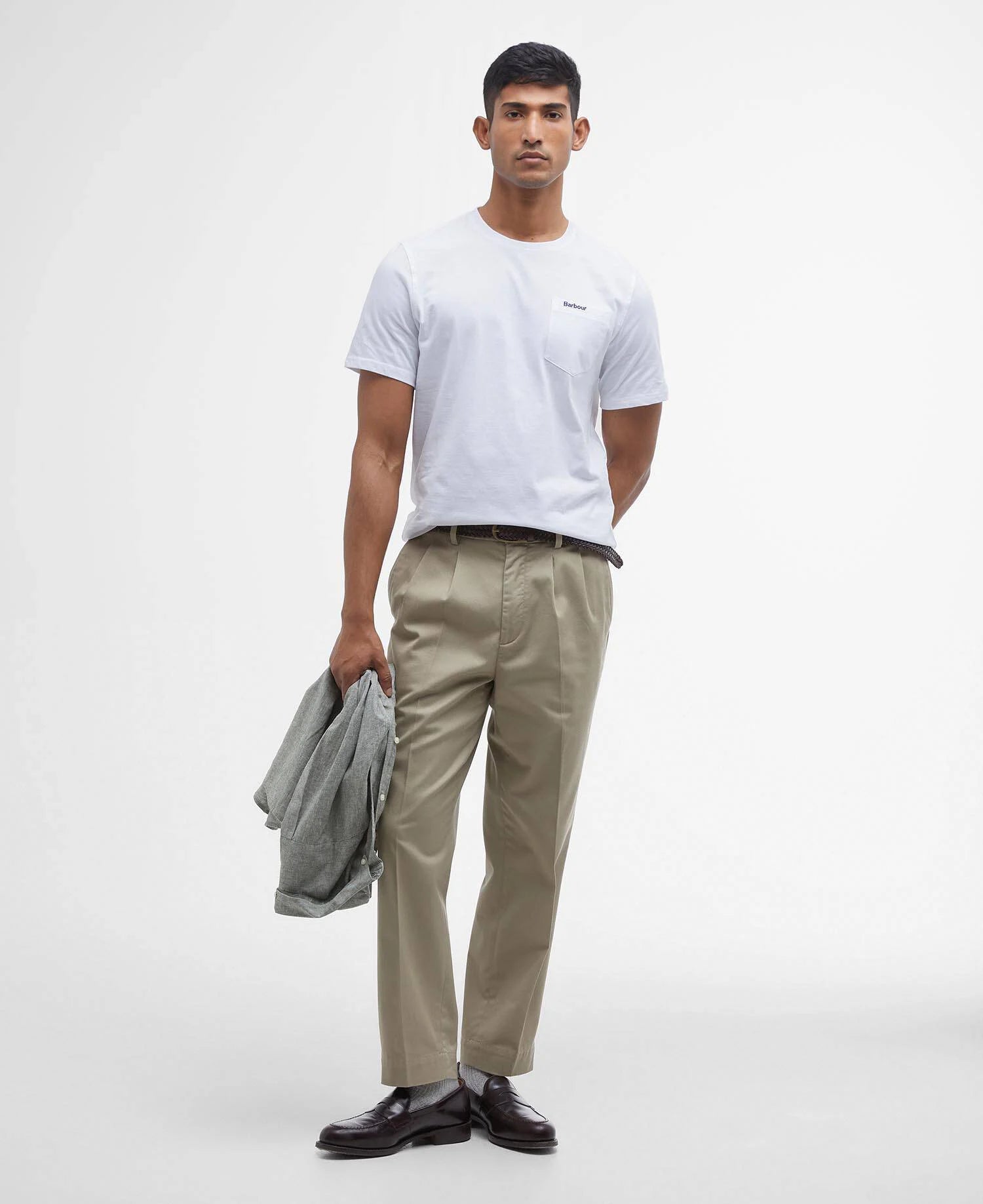 T-shirt Langdon Pocket Uomo White