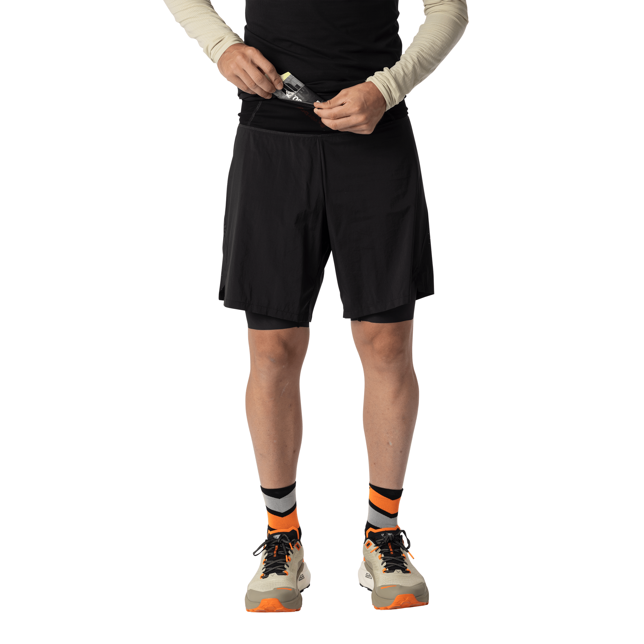 Pantalon Corto Ultra 2in1 Hombre Black Out