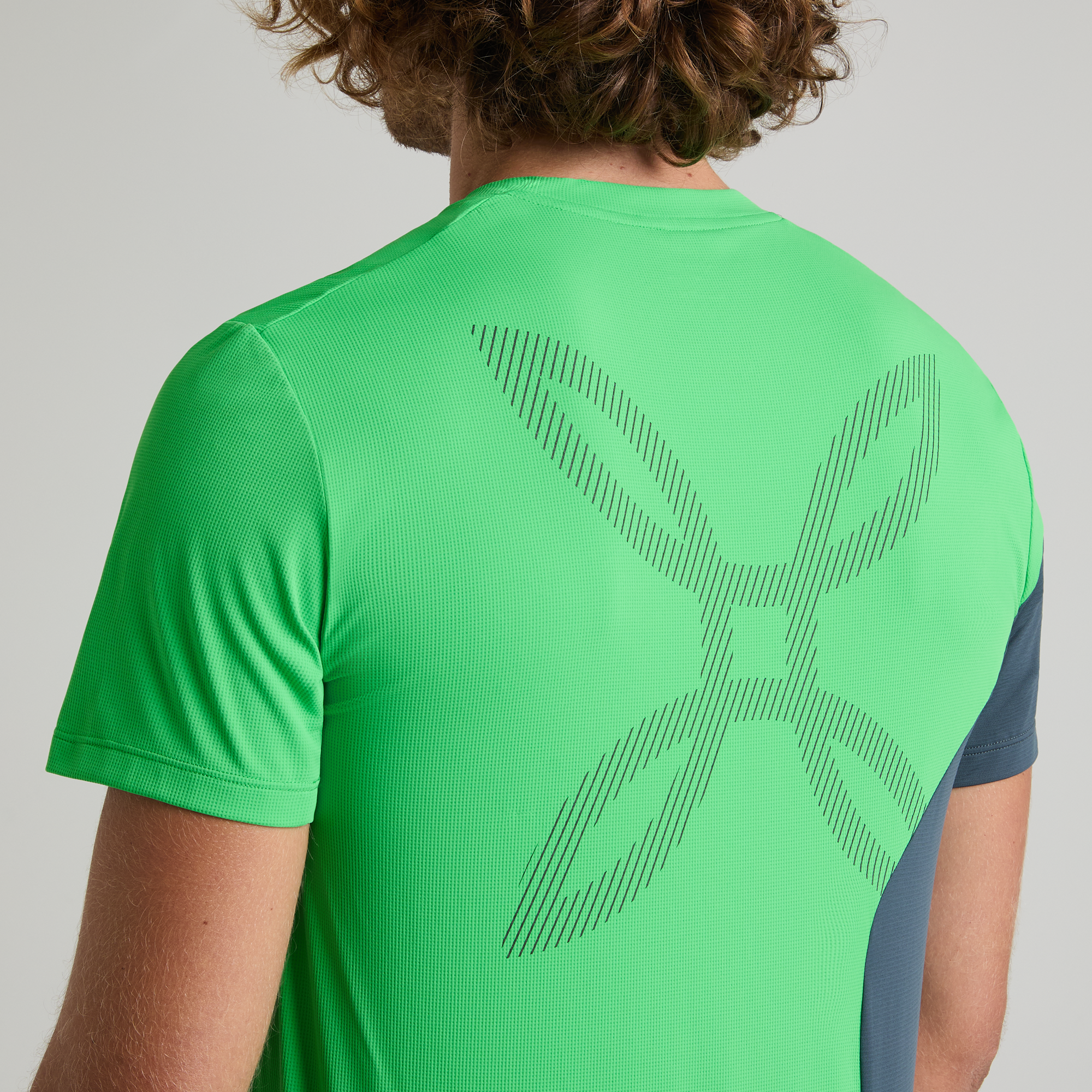 Camiseta Mix-Up Hombre Vibe Green/Piombo