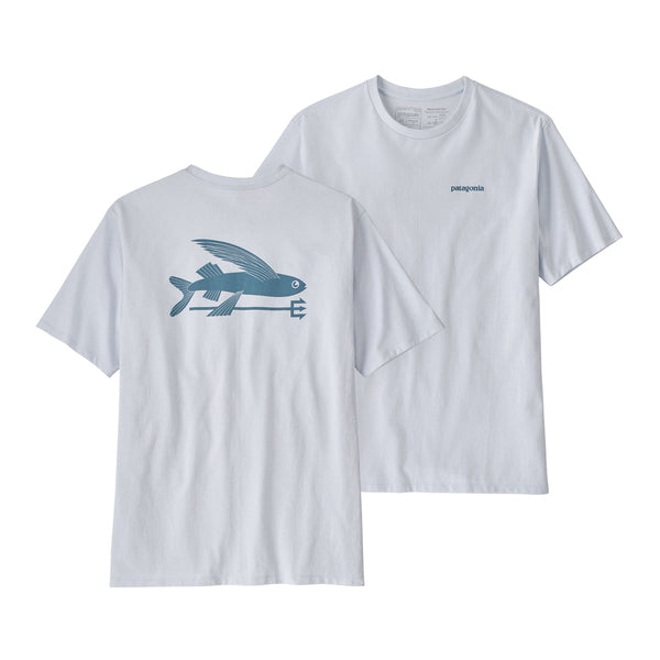 T-shirt Flying Fish Responsibili Uomo White