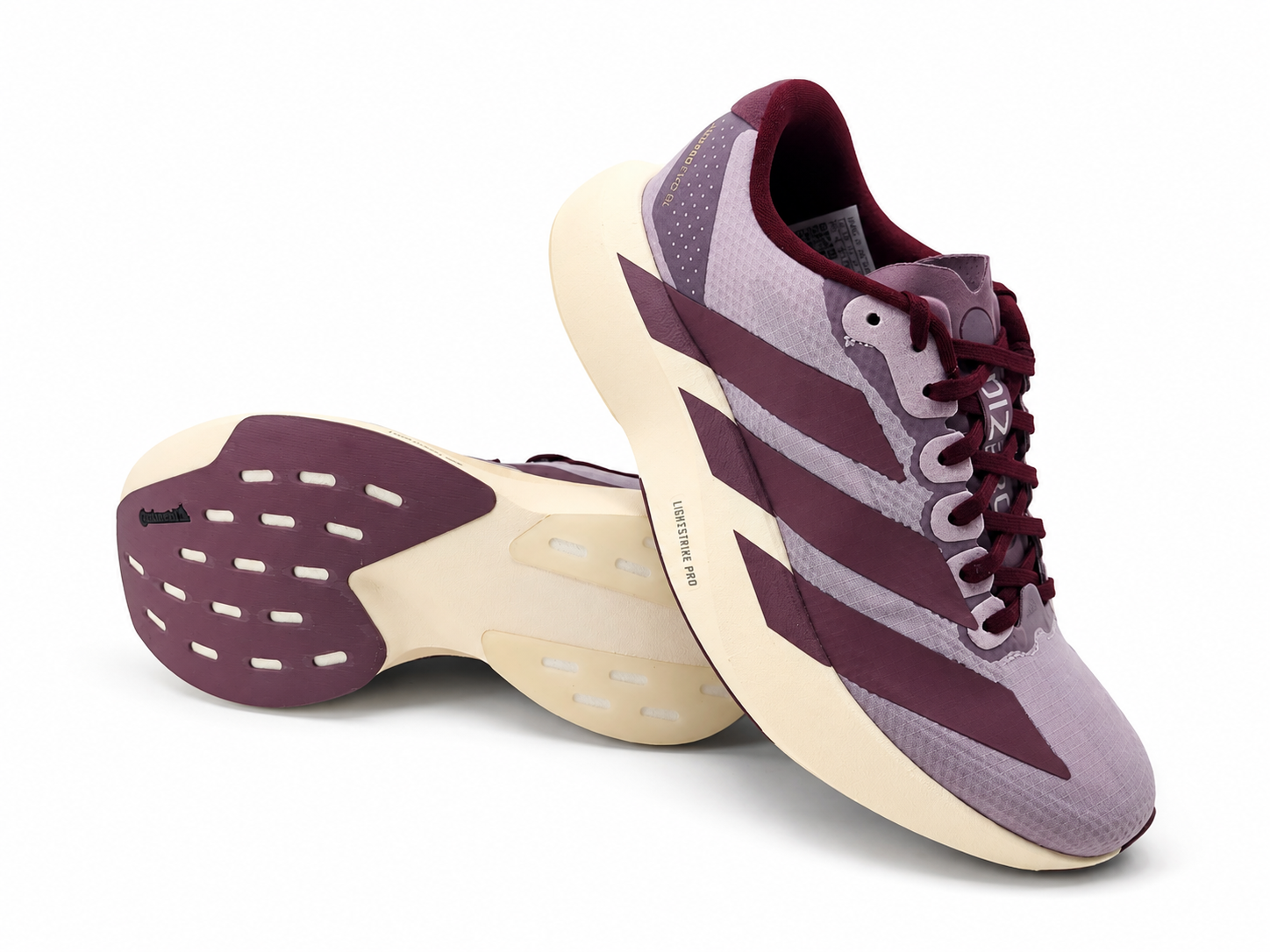 Frau Adizero Evo SL Schuhe Preloved Fig/Shadow Fig/Maroon