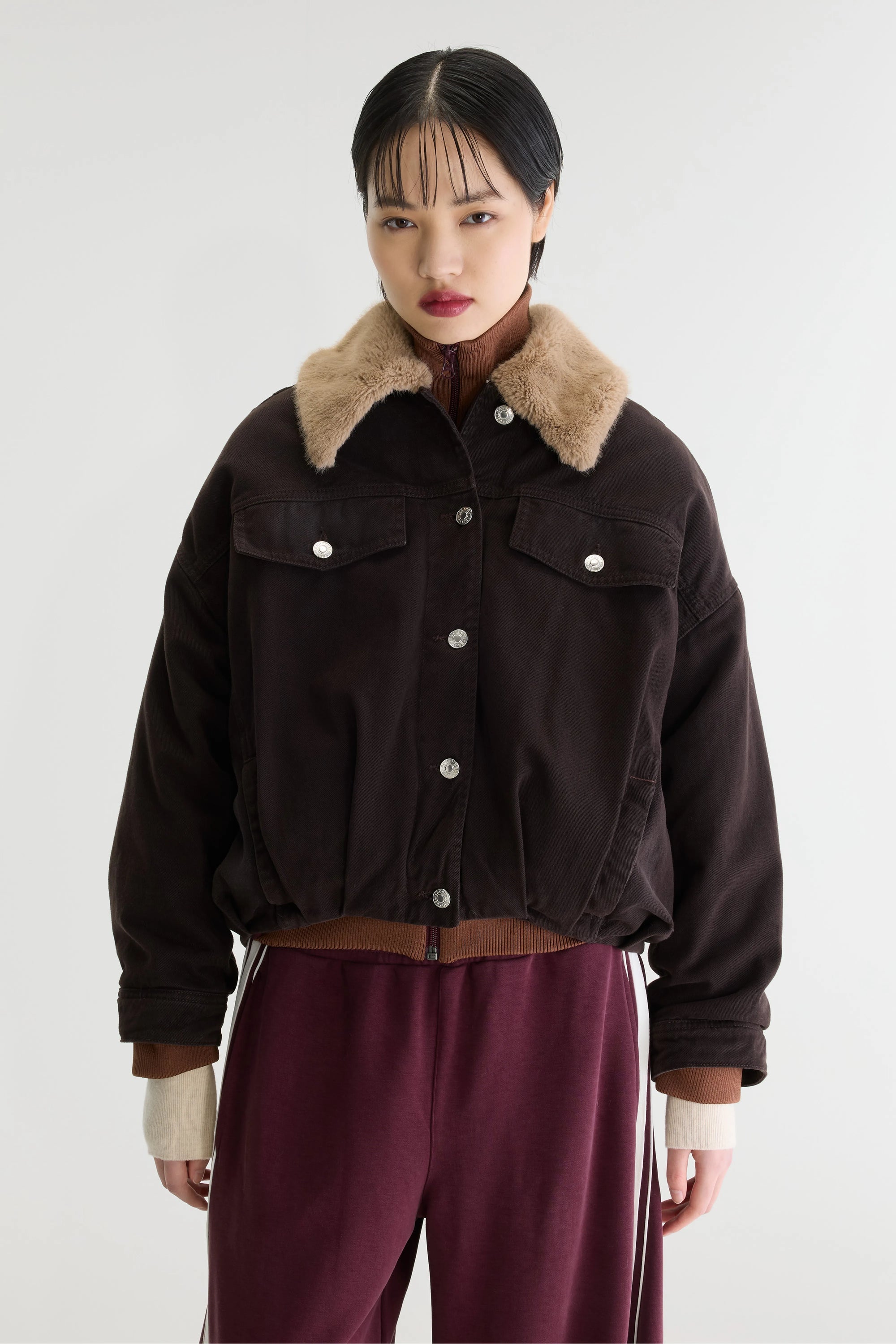 Giacca Pias Denim Donna Dark Roast