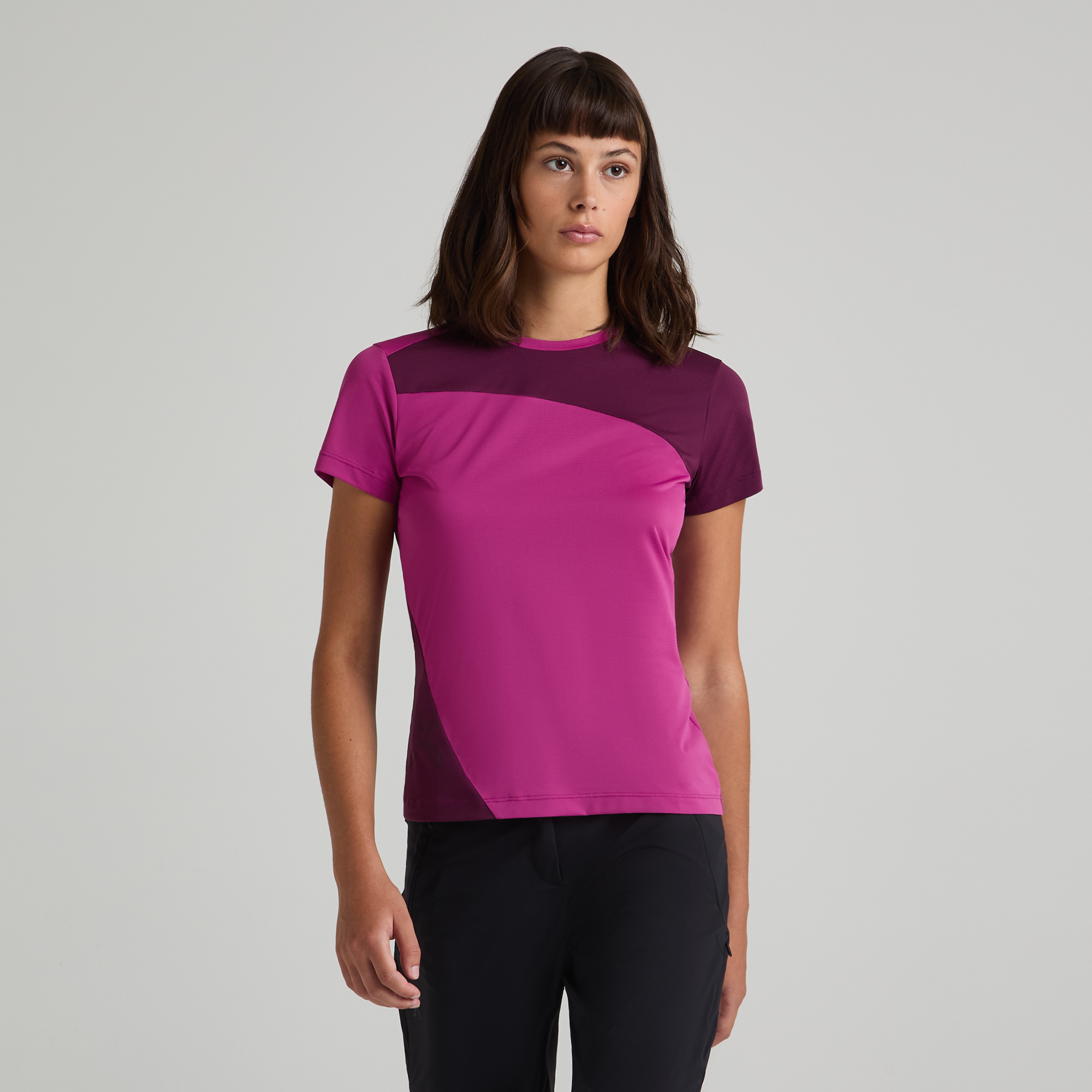 T-shirt Mix-Up Donna Turquoise/Graphite Blue