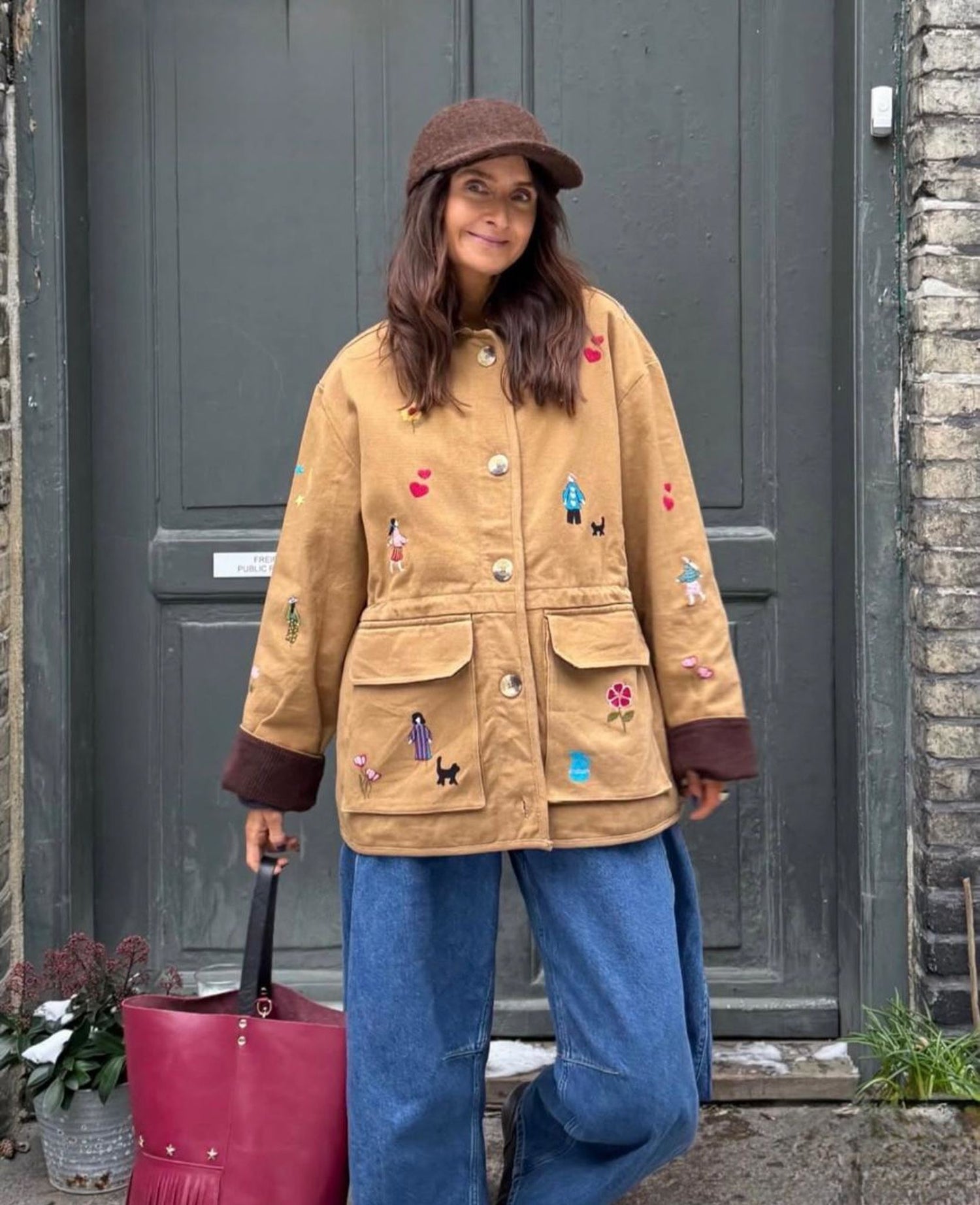 Chaqueta Cara Mujer Camel