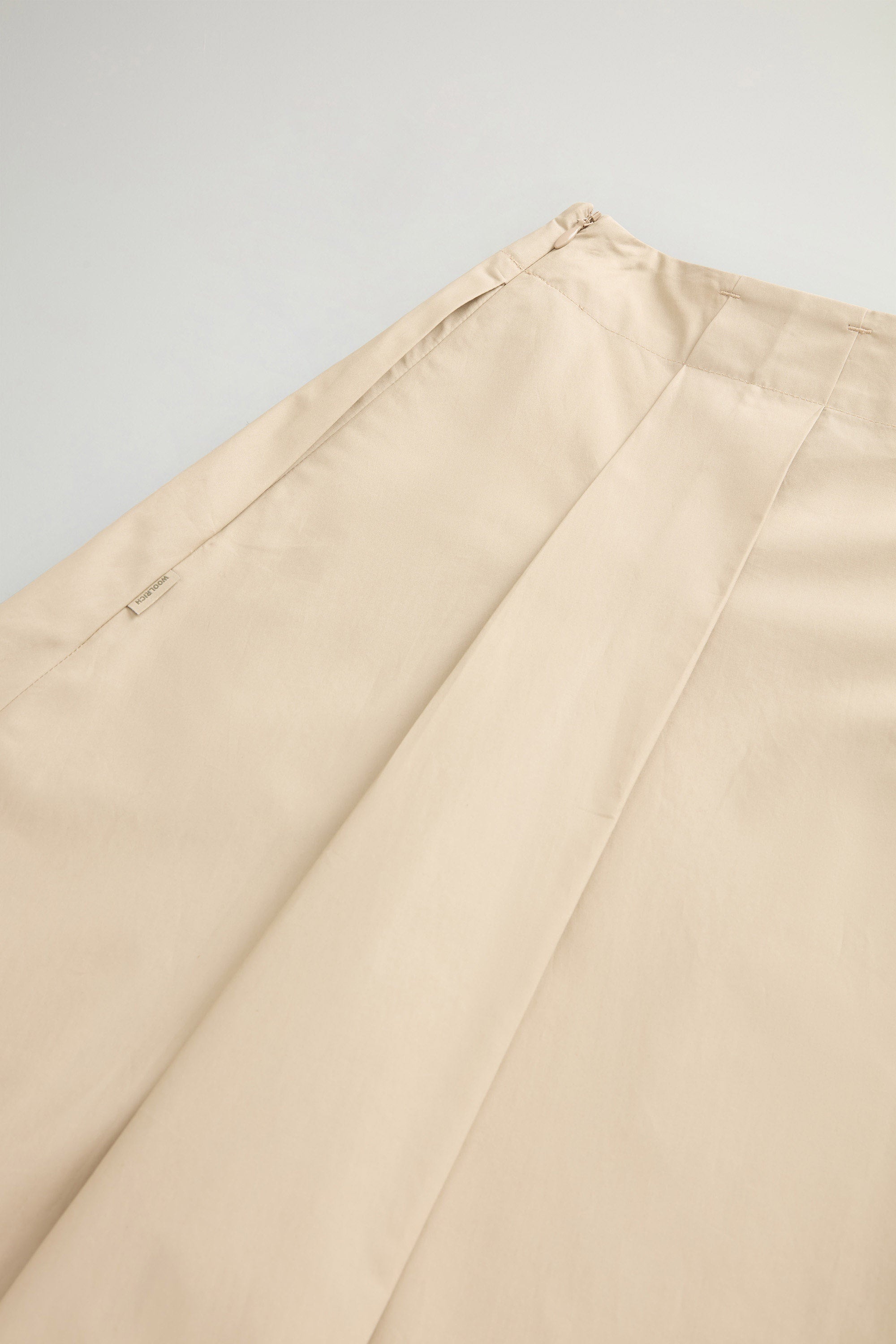 Gonna Cotton Poplin Donna White Pepper