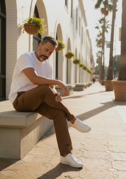 Mann Greg Lightweight Hose Brown