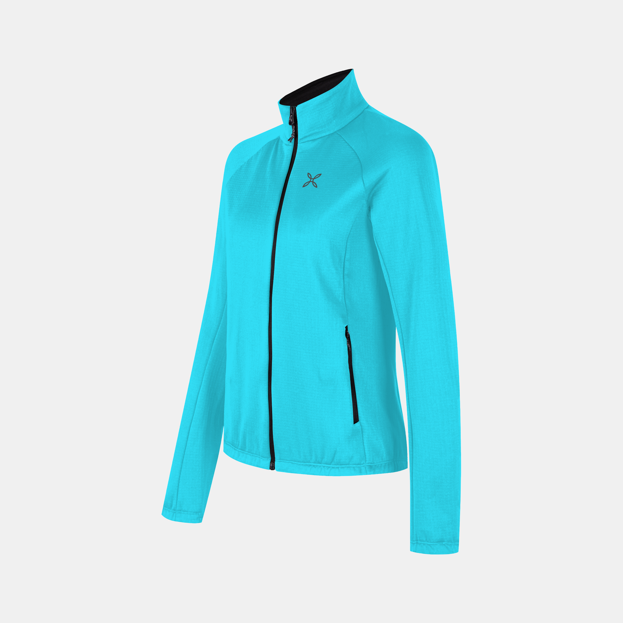 Frau Fadis Grid Pullover Turquoise